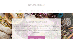 Desktop Screenshot of naturallynicole.com